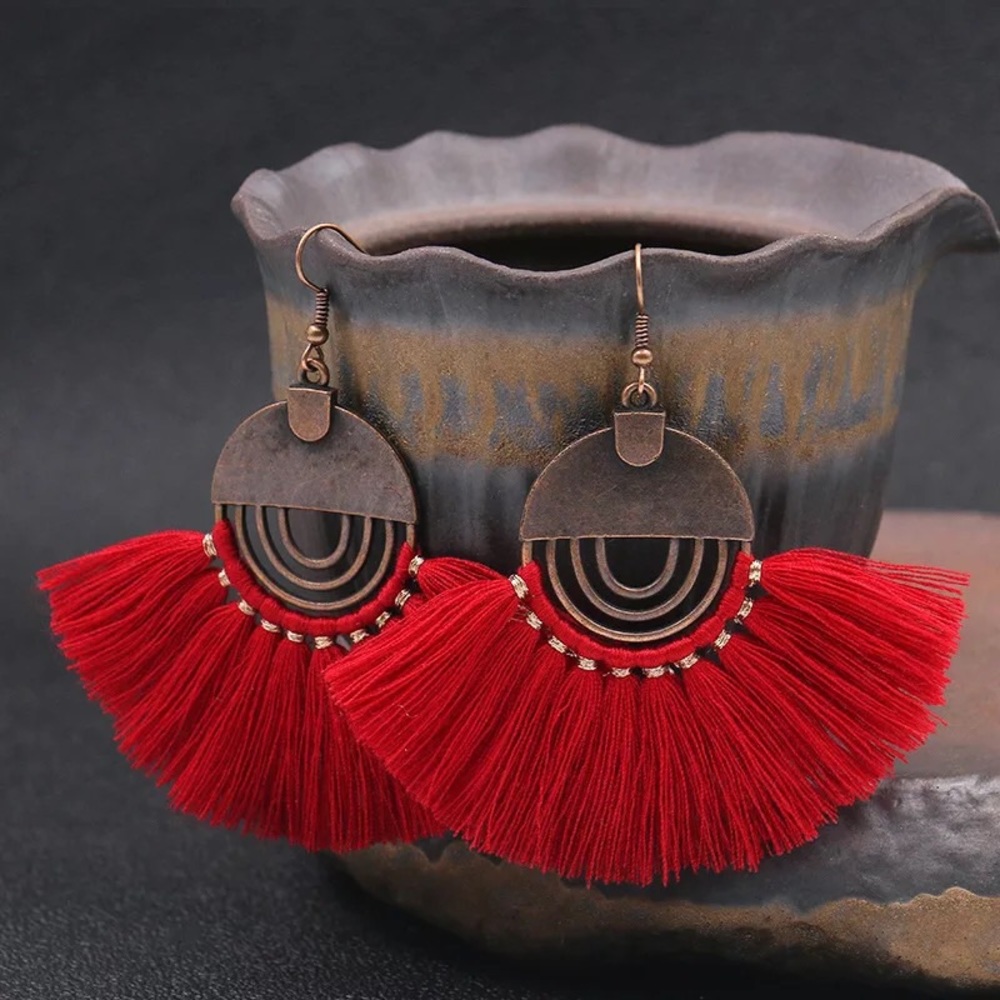 Bohemian  Boho Tassel Earring